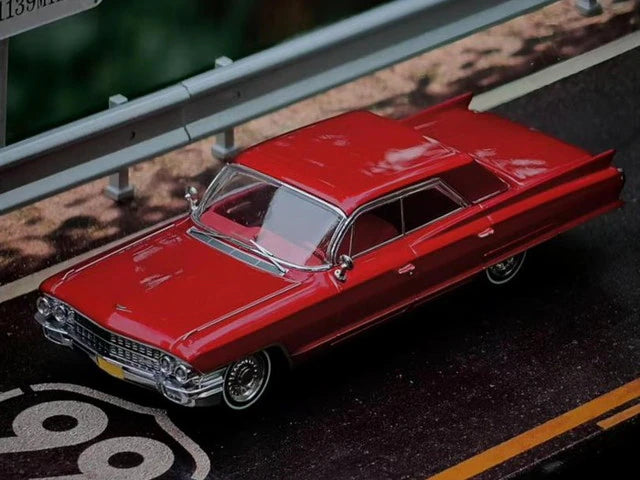 MK Miniatures 1:64 Cadillac DeVille Transparent Red