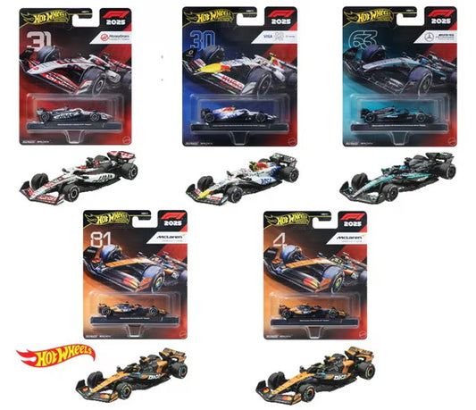 HRV11-986J Hot Wheels Premium Race F1 Assortment (1 carton: 8 pieces)