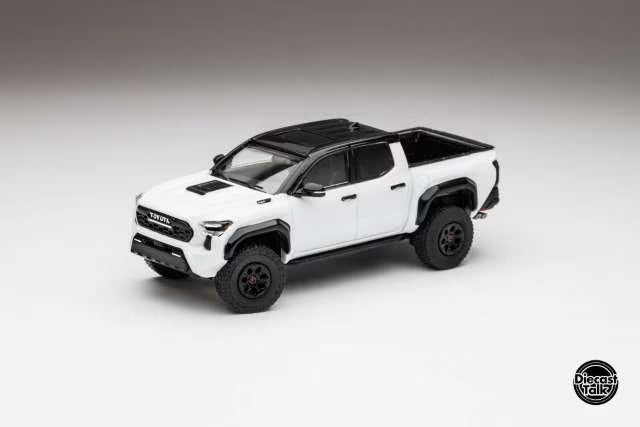 DTG0039-WH GCD Gaincorp Products 1:64 Toyota Tacoma TRD PRO ICE CAP WHITE DiecastTalk Custom Order