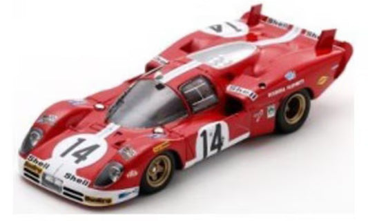 [ Pre-order ] LSLM179 LookSmart 1:43 Ferrari 512 S Le Mans 24H 1970 #14 J. Bonnier - R. Wissel