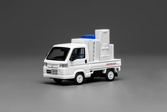 [ Pre-order ] M65606 MOTORHELIX 1:64 Honda Acty Truck Taffeta White