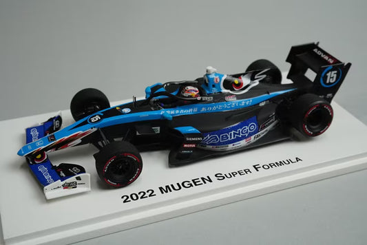 1:43 Spark 90000-XYM-330B Mugen Custom Super Formula Mugen 2022 #15