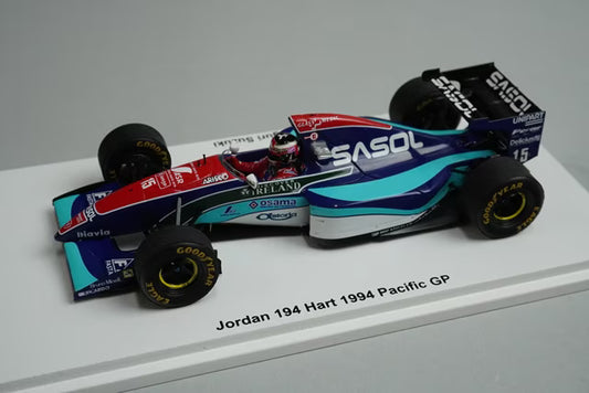 1:43 Spark FS19 Racing On Custom Jordan 194 Hart Pacific GP 1994 #15 Aguri Suzuki