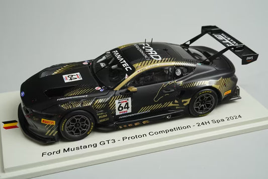 1:43 Spark SB794 Ford Mustang GT3 Proton Competition 24H Spa 2024 #64