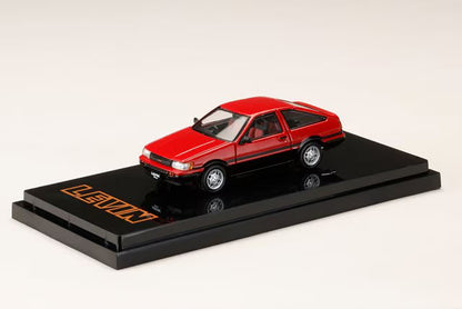[ Pre-order ] HJ643037RK Hobby Japan 1:64 Toyota Corolla Levin AE86 3-Door GT Apex 1983 Red/Black