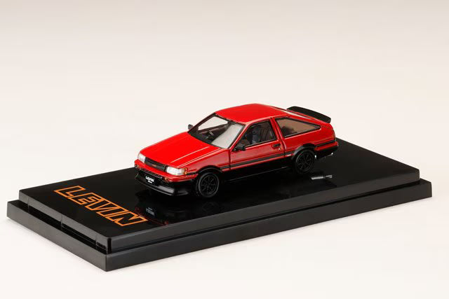 [ Pre-order ] HJ643037CRK Hobby Japan 1:64 Toyota Corolla Levin AE86 3-Door Custom Version 1983 Red/Black