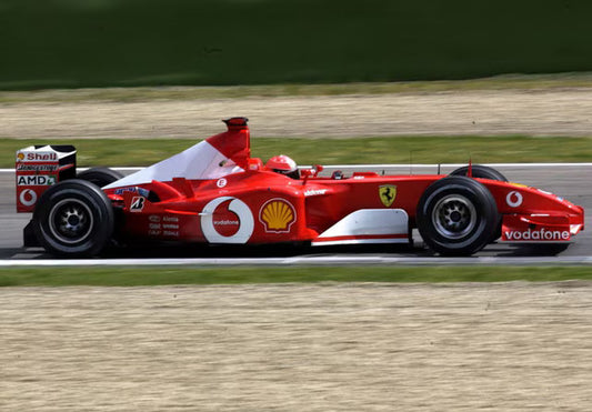[ Pre-order ] BBRC1862A1 BBR 1:18 Ferrari F2002 San Marino GP Winner M. Schumacher #1 with Display Case