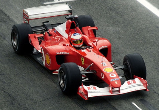 [ Pre-order ] BBRC1862A2 BBR 1:18 Ferrari F2002 San Marino GP 2nd Place R. Barrichello #2 (with display case)