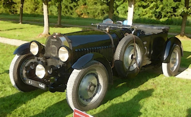 [ Pre-order ] LS18_BC03 LookSmart 1:18 Bugatti Type 50 Le Mans Black