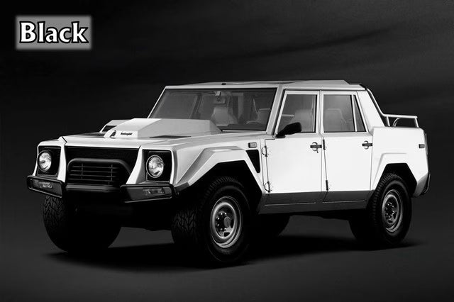 [ Pre-order ] LS18_LC04C LookSmart 1:18 Lamborghini LM002 Black