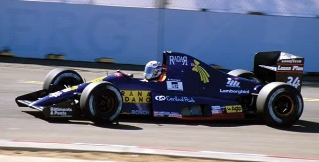 [ Pre-order ] LS18_LF01B LookSmart 1:18 Lamborghini 291 F1 American GP 1991 N. Larini Race Livery