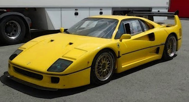 [ Pre-order ] LSF40_012 LookSmart 1:18 Ferrari F40 LM Yellow