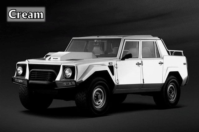 [ Pre-order ] LS_LC04A LookSmart 1:43 Lamborghini LM002 Cream