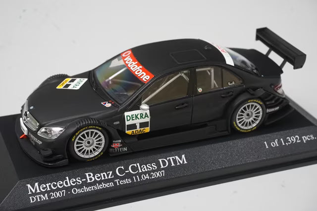 1:43 MINICHAMPS 400073791 Mercedes-Benz C-Class DTM Test Car 2007 #1