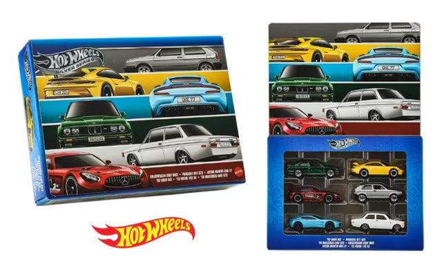 JLB25-9866 Hot Wheels Euro Style Multipack