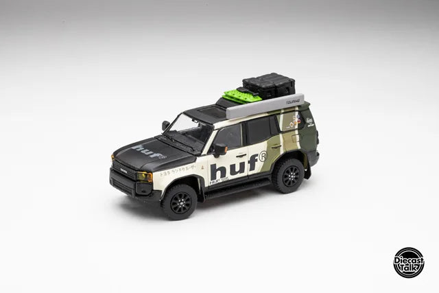 DTGHUF-001 GCD Gaincorp Products 1:64 Toyota Land Cruiser 250 Prado HUF x DiecastTalk Special Edition