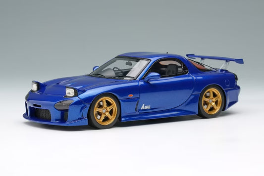 [ Pre-order ] EM816A Make Up EIDOLON 1:43 Mazda RX-7 (FD3S) Mazdaspeed GT Concept with Open Headlights, Innocent Blue Mica