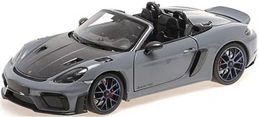 [ Pre-order ] 110063130 MINICHAMPS 1:18 Porsche Spyder RS 2024 Gray Weissach Package