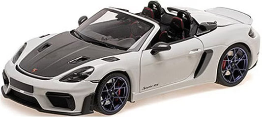 [ Pre-order ] 110063131 MINICHAMPS 1:18 Porsche Spyder RS 2024 White Weissach Package