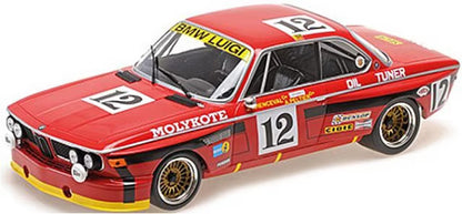 [ Pre-order ] 155742612 MINICHAMPS 1:18 BMW 3.0 CSL "BMW LUIGI" PELTIER XHENCEVAL/DIEUDONNEE #12 24H Spa 1974 Winner