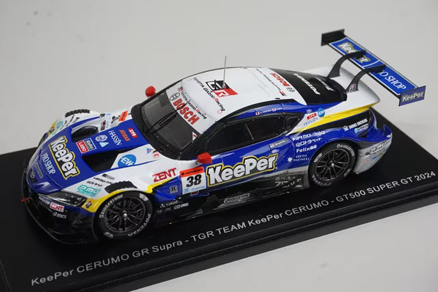 1:43 Spark SGT161 KeePer Celmo GR Supra TGR Team GT500 Super GT 2024 #38 Hiroaki Ishiura / Toshiki Oyu