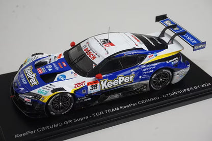 1:43 Spark SGT161 KeePer Celmo GR Supra TGR Team GT500 Super GT 2024 #38 Hiroaki Ishiura / Toshiki Oyu
