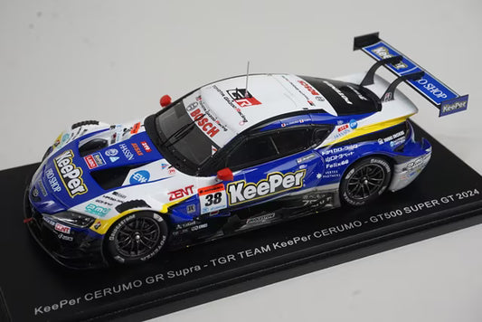 1:43 Spark SGT161 KeePer Celmo GR Supra TGR Team GT500 Super GT 2024 #38 Hiroaki Ishiura / Toshiki Oyu