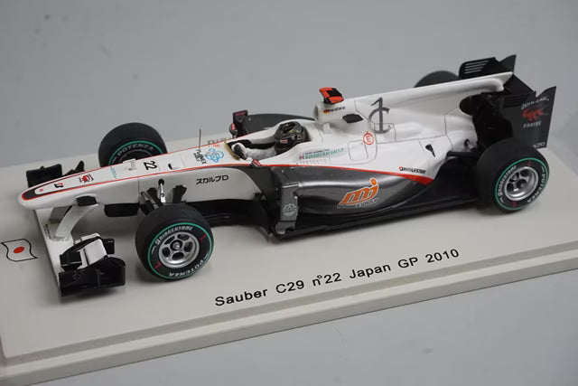 1:43 Spark SJ002 Sauber C29 Japanese GP 2010 #22 N. Heidfeld