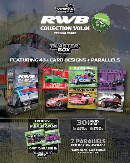 TC-RWBC-B01 Tarmac Works Tarmac Cards RWB Collection Vol.01 - Blaster Box Trading Cards