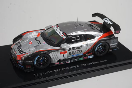 1:43 EBBRO 44852 Nissan S-Road REITO MOLA GT-R SGT500 2012 #1 Low Downforce Specification
