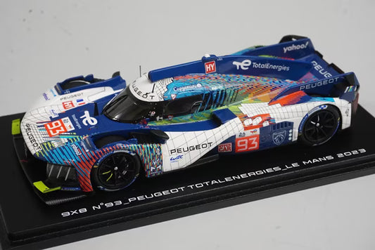 1:43 Spark S8729 9X8 Peugeot Total Energies Le Mans 2023 #93