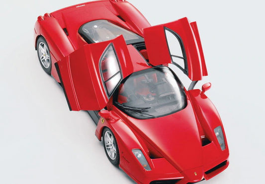 [ Pre-order ] HE182501 BBR 1:18 Ferrari Enzo Rosso Corsa - Silver wheels