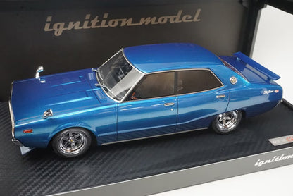 1:18 ignition model IG1982 Nissan Skyline 2000 GT-X (GC110) Blue Metallic