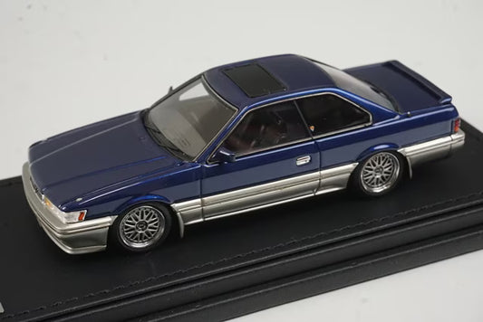 1:43 ignition model IG2215 Nissan Leopard 3.0 Ultima F31 Blue Silver model car