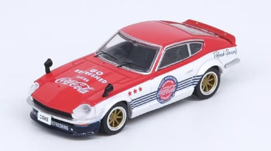 COKE059-A INNO MODELS 1:64 Nissan Fairlady Z (S30) "Coca-Cola"