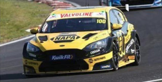 [ Pre-order ]  UK041 Spark 1:43 Ford NAPA Racing UK #100 Ford Focus BTCC - Brands Hatch Indy 2025 - 100 Years of NAPA A. Sutton