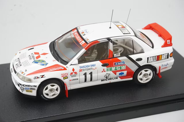1:43 HPI 8548 Mitsubishi Mirage Lancer Evolution II Sweden 1995 #11