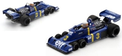[ Pre-order ] S7306 Spark 1:43 Tyrrell P34 #3 Winner F1 Swedish GP 1976 J. Scheckter