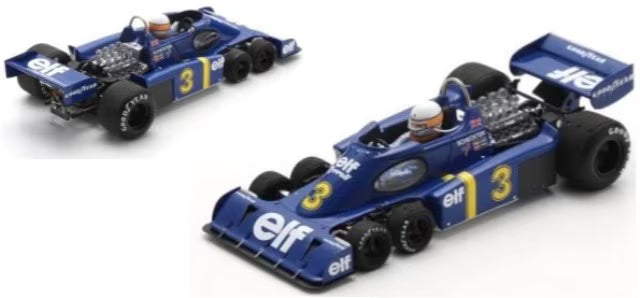 [ Pre-order ] S7308 Spark 1:43 Tyrrell P34 #3 2nd British GP 1976 J. Scheckter