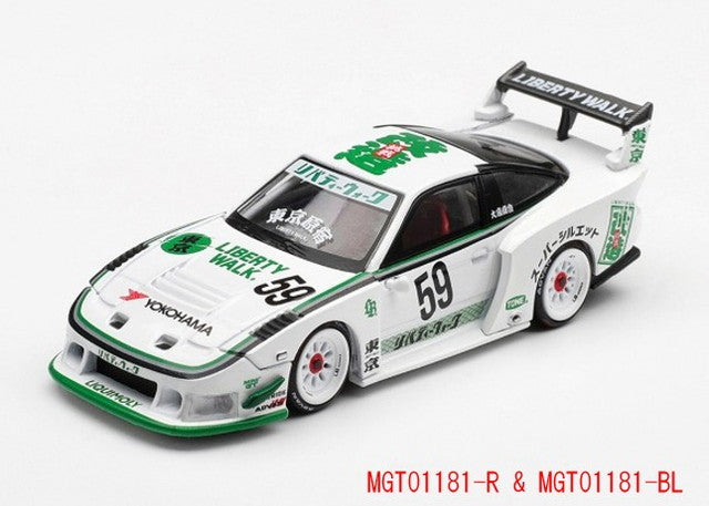[ Pre-order ] MGT01181-R TSM MINI-GT 1:64 Nissan LB-Super Silhouette 180SX White (Right-hand drive)