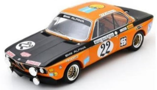 [ Pre-order ] 18NUR1972 Spark 1:18 BMW Alpina 2800 CS #22 Winner 24H Nurburgring 1972 H. Kelleners - G. Pankl