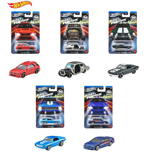 HNR88-986N Hot Wheels Fast & Furious Theme Assortment - Dream Lineup (1 carton: 10 pieces)