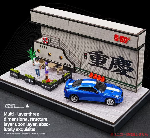 SCJ82022-A 収蔵家 Diorama 1:64 Overseas City Diorama Chongqing Popular Photo Spot