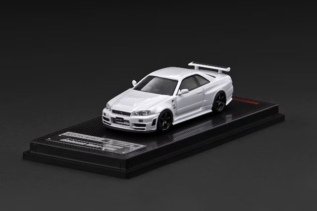 [ Pre-order ] IG4175 ignition model 1:64 Nissan Skyline GT-R (BNR34) NISMO customized White