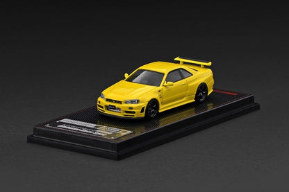 [ Pre-order ] IG4176 ignition model 1:64 Nissan Skyline GT-R (BNR34) NISMO customized Yellow