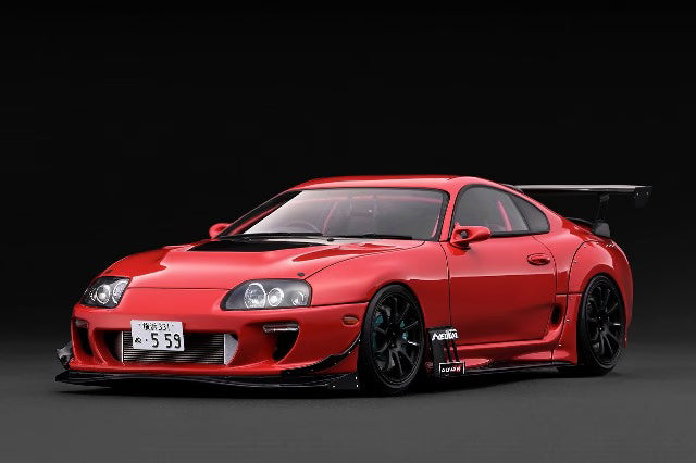 [ Pre-order ] IG3885 ignition model 1:18 Toyota Supra RZ (JZA80) ORIDO-STREET Ver.Red