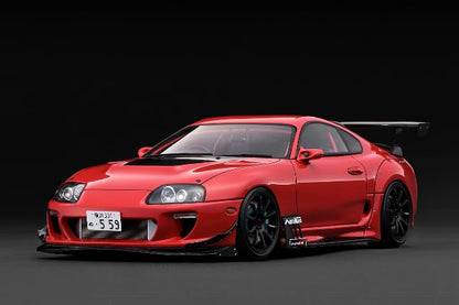 [ Pre-order ] IG3885 ignition model 1:18 Toyota Supra RZ (JZA80) ORIDO-STREET Ver.Red