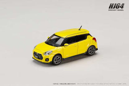 [ Pre-order ] HJ641083AY Hobby Japan 1:64 Suzuki Swift Sport ZC33S Champion Yellow
