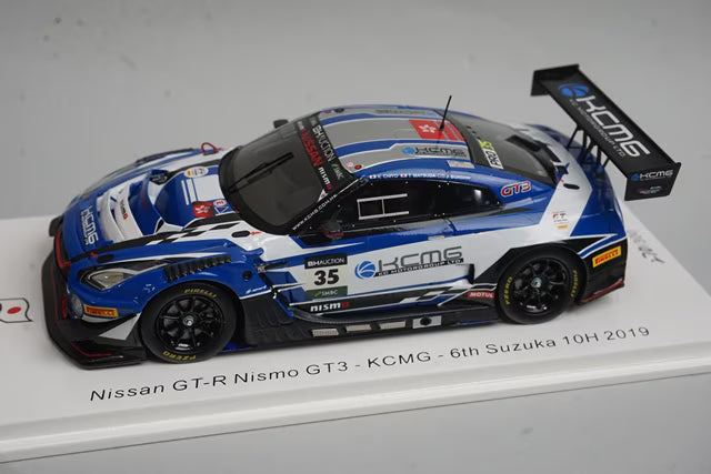 1:43 Spark SJ087 Nissan GT-R NISMO GT3 KCMG Suzuka 10H 6th 2019 #35