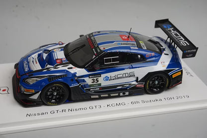 1:43 Spark SJ087 Nissan GT-R NISMO GT3 KCMG Suzuka 10H 6th 2019 #35